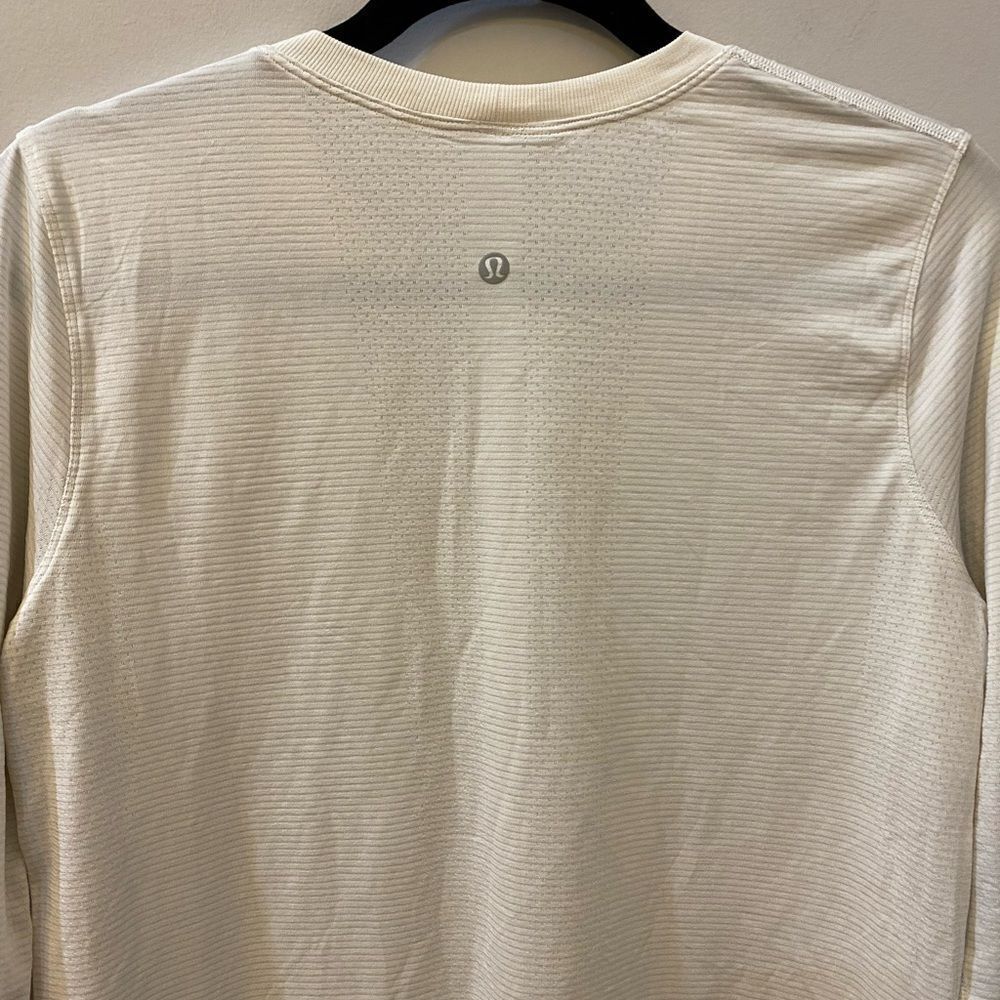 Lululemon Swift Tech Long Sleeve Crewneck Shirt Women Size 8 - Picture 5 of 7